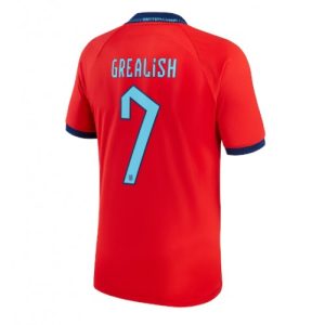 Fotballdrakt Herre England Jack Grealish #7 Bortetrøye FIFA VM 2022 Kortermet