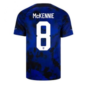 Fotballdrakt Herre forente stater Weston McKennie #8 Bortetrøye FIFA VM 2022 Kortermet