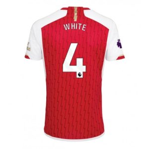 Arsenal Fotballdrakt Herre Benjamin White #4 Hjemmedrakt 2023-24 Kortermet