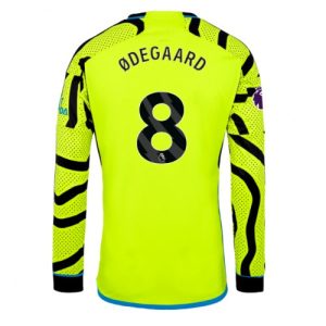 Arsenal Fotballdrakt Herre Martin Odegaard #8 Bortedrakt 2023-24 Langermet