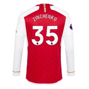 Arsenal Fotballdrakt Herre Oleksandr Zinchenko #35 Hjemmedrakt 2023-24 Langermet