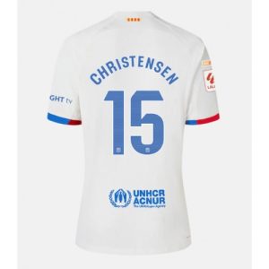 Barcelona Fotballdrakt Herre Andreas Christensen #15 Bortedrakt 2023-24 Kortermet