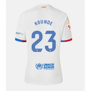 Barcelona Fotballdrakt Herre Jules Kounde #23 Bortedrakt 2023-24 Kortermet