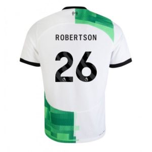 Liverpool Fotballdrakt Herre Andrew Robertson #26 Bortedrakt 2023-24 Kortermet