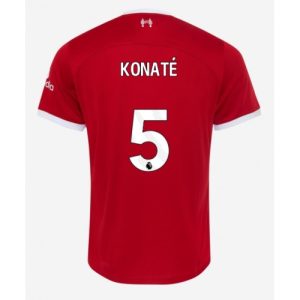 Liverpool Fotballdrakt Herre Ibrahima Konate #5 Hjemmedrakt 2023-24 Kortermet