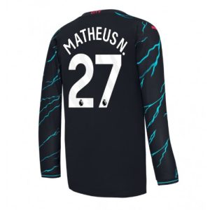 Manchester City Fotballdrakt Herre Matheus Nunes #27 Tredjedrakt 2023-24 Langermet