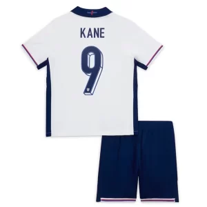 Barn England Hjemmedrakt Autentisk Euro 2024 Kane 9