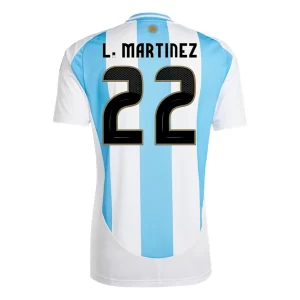 Billige Fotballdrakter Copa América 2024 Argentina Hjemmedrakt L.Martinez 22