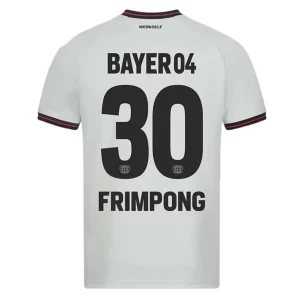 Bayer 04 Leverkusen drakt Herre Bortedrakt 2023-2024 Kortermet med trykk Frimpong 30