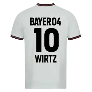 Bayer 04 Leverkusen drakt Herre Bortedrakt 2023-2024 Kortermet med trykk Wirtz 10