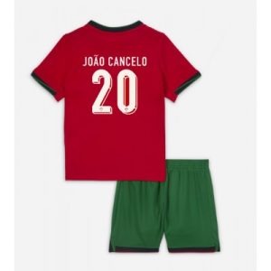 Billige fotballdrakter til Barn Portugal Hjemmedrakt Autentisk EM 2024 Joao Cancelo 20