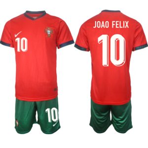 Fotballdrakter Salg Portugal Landslaget Hjemmedrakt Autentisk EM 2024 Joao Felix 10