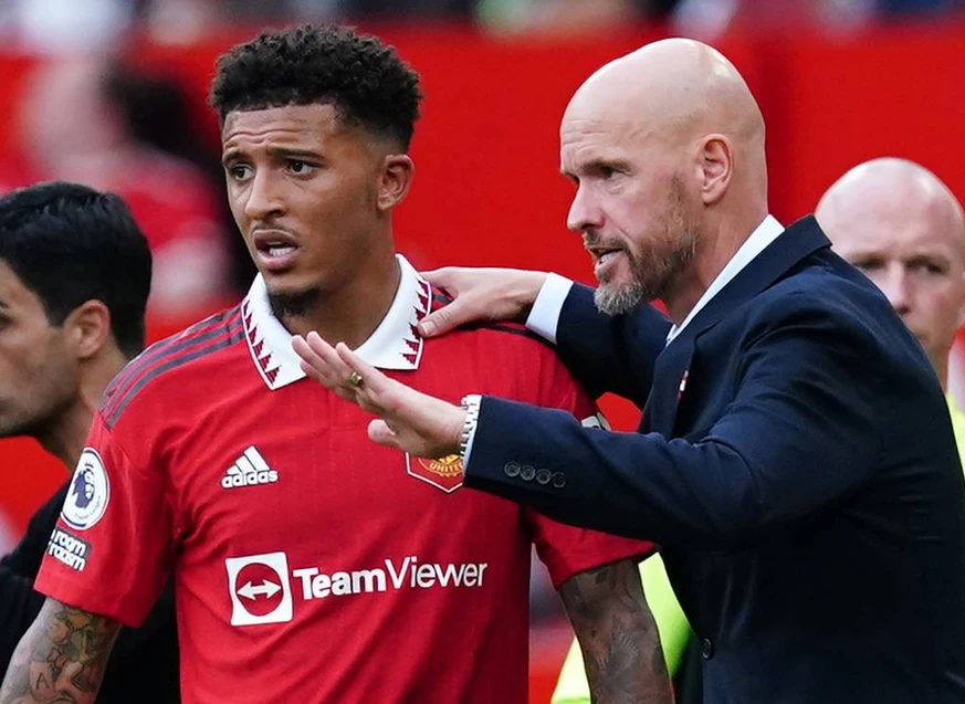 Man United-trener ten Hag og Sancho vil prøve igjen