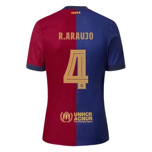 Billige Fotballdrakter Barcelona Hjemmedrakt 2024-25 Ronald Araujo 4