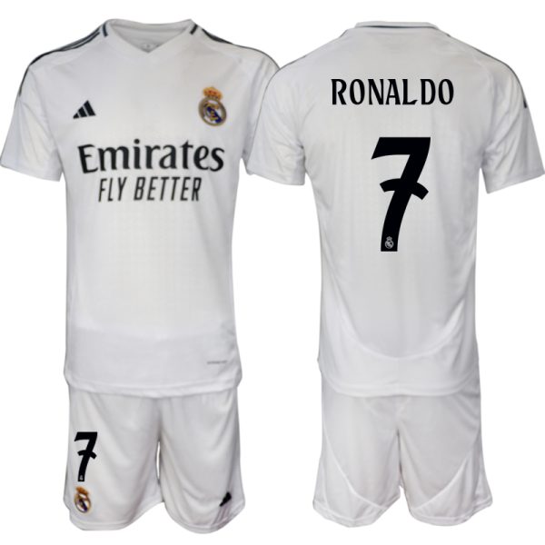 Billige Fotballdrakter Real Madrid Hjemmedrakt 2024-2025 Cristiano Ronaldo 7