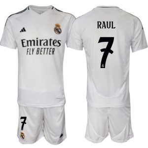 Billige Fotballdrakter Real Madrid Hjemmedrakt 2024-2025 Raul 7