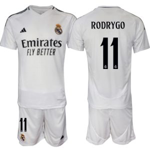 Billige Fotballdrakter Real Madrid Hjemmedrakt 2024-2025 Rodrygo 11