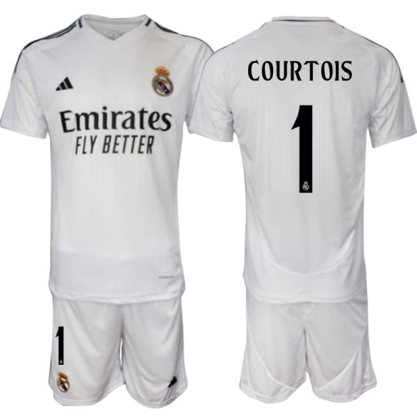 Billige Fotballdrakter Real Madrid Hjemmedrakt 2024-2025 Thibaut Courtois 1