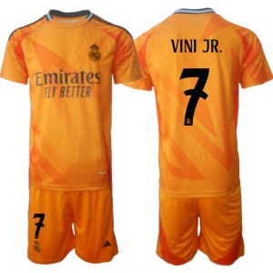 Kjøp Fotballdrakter Real Madrid Bortedrakt 2024-2025 Vinicius Junior 7