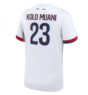 Billige Fotballdrakter Paris Saint Germain PSG Bortedrakt 2024-25 Randal Kolo Muani 23