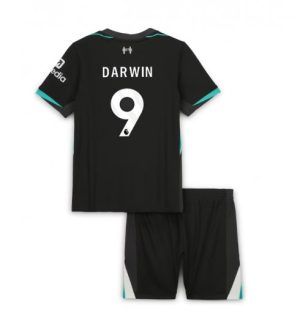 Fotballdrakt Norge Barn Liverpool Bortedraktsett 2024-25 Darwin Nunez 9