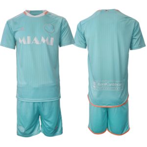 Inter Miami CF Tredjedraktsett 2024-2025 grønn Fotballdrakter