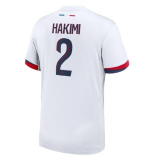 Paris Saint Germain PSG Bortedrakt 2024-25 Fotballdrakt med trykk Achraf Hakimi 2