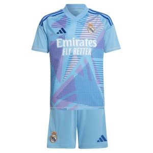 Kjøpe Real Madrid Keeper Hjemmedrakt 2024-2025 blå Fotballdrakter Barn