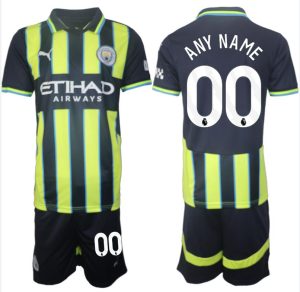 Manchester City Bortedraktsett 2024-25 Custom Fotballdrakt