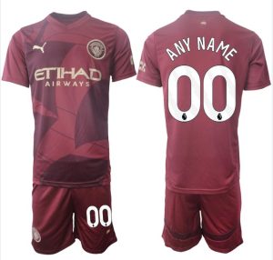 Manchester City Tredjedraktsett 2024-25 Fotballdrakter Custom