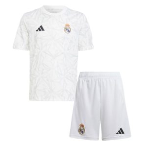 Real Madrid Hjemmedrakt Pre-Match 2024-2025 hvit Fotballdrakter Barn