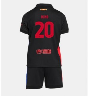 Barn Fotballdrakt FC Barcelona Bortedraktsett 2024-2025 Dani Olmo 20