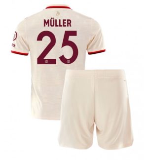 Billig Fotballdrakter Barn FC Bayern Munich Tredjedrakt 2024-25 Thomas Muller 25