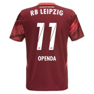 Billige RB Leipzig Bortedrakt 2024-25 rød Kortermet fotballdrakt med navn Openda 11