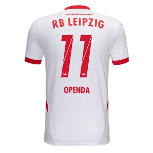 RB Leipzig Hjemmedrakt 2024-25 hvit Kortermet fotballdrakt med trykk Openda 11